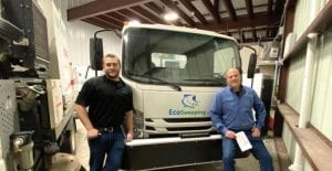 EcoSweeping Owner Mark Chamberlain and Son